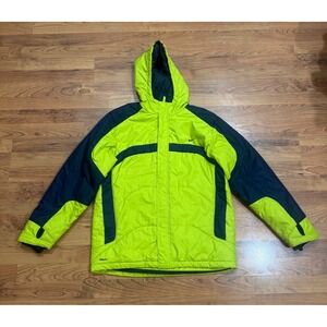 Nike Fit Storm Jacket Youth XL Fits Adult Small Medium Neon Green Coat